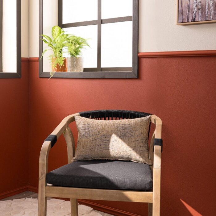 Μαξιλαροθήκη Midland 08 - 65x65cm δαπέδου με γέμιση  της TEORAN - Image 2