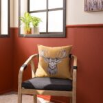 Μαξιλαροθήκη Reindeer 08 - 48 x 48 cm με γέμιση της TEORAN