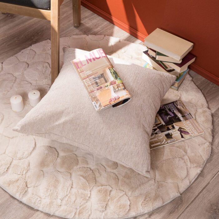 Μαξιλαροθήκη Basic 01 - 65x65cm δαπέδου με γέμιση  της TEORAN - Image 3