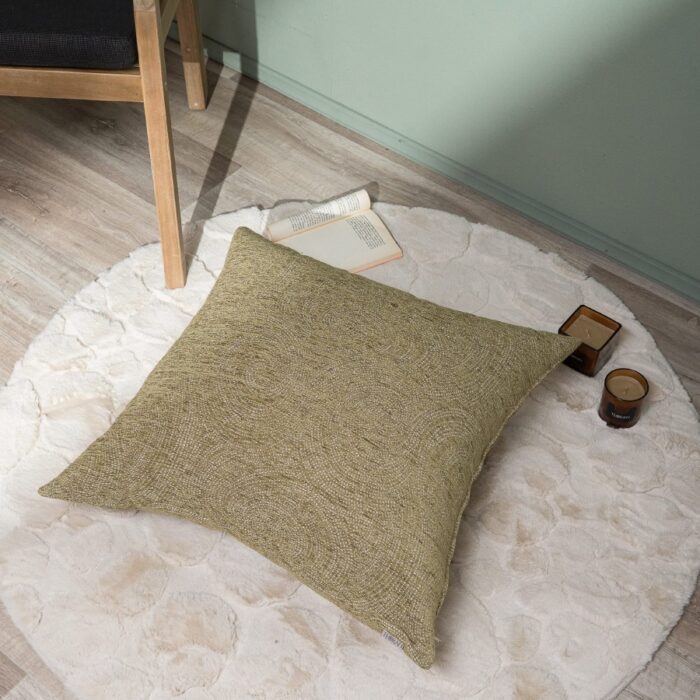 Μαξιλαροθήκη Madison 15 - 65x65cm δαπέδου με γέμιση  της TEORAN - Image 3