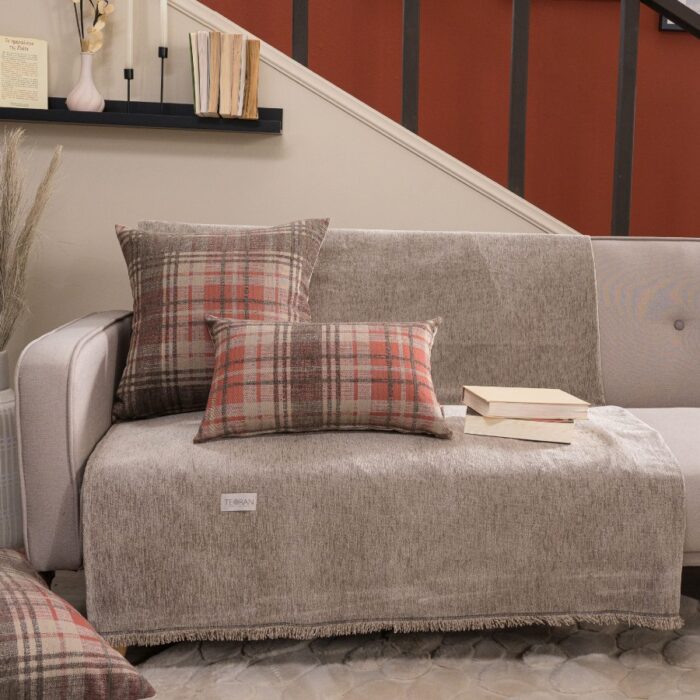 Μαξιλαροθήκη Scottich 02 - 65x65cm δαπέδου με γέμιση  της TEORAN - Image 3