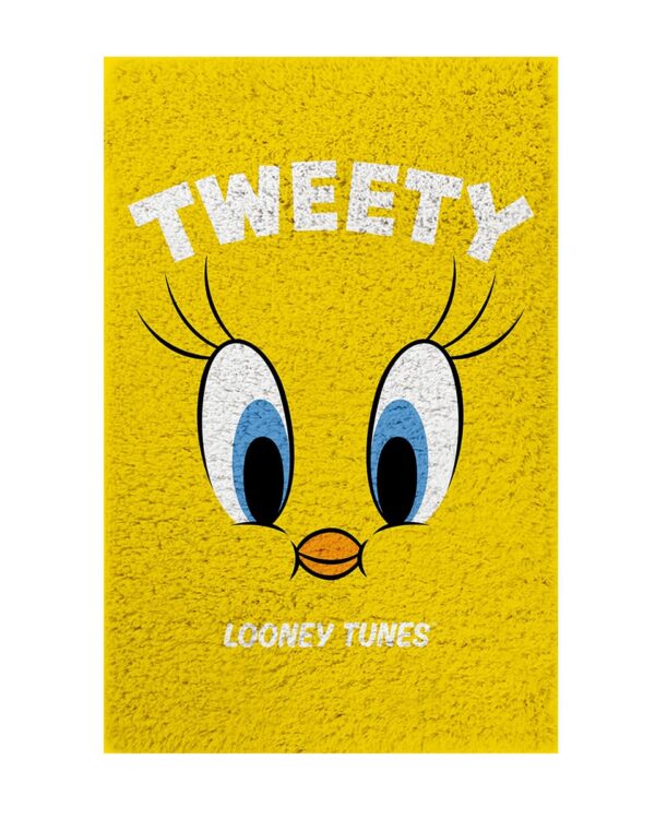 Παιδικό Χαλί Tweety Des.1 Warner Bros σε 2 Διαστάσεις 130x180cm Κίτρινο της Pennie - Image 2