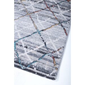 Alternative view of Χαλί Monza 8074/110 γκρι εκρού μοντέρνο boho - 2,00x2,90 Colore Colori