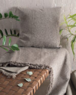 YARD - ΡΙΧΤΑΡΙ 40X40 ΓΚΡΙ 40X40 55% CHENILLE ACRYLIC - 25% ΒΑΜΒΑΚΙ - 20% POL. Rythmos - Image 5