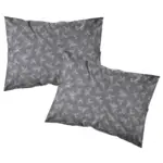Ζεύγος Μαξιλαροθήκες Εμπριμέ Elite (2) 50 x 70 cm  100% Βαμβάκι Μπλε BOREA