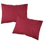 Ζεύγος Μαξιλαροθήκες Solid Μονόχρωμες (2) 50 x 70 cm  100% Βαμβάκι 27.Πετρόλ BOREA - Image 2