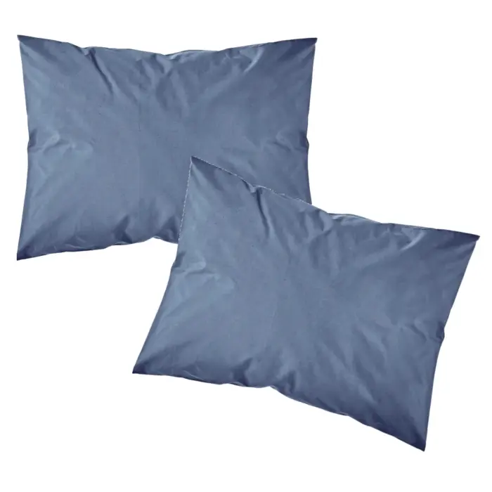 Ζεύγος Μαξιλαροθήκες Solid Μονόχρωμες (2) 50 x 70 cm  100% Βαμβάκι 27.Πετρόλ BOREA - Image 16