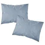 Ζεύγος Μαξιλαροθήκες Solid Μονόχρωμες (2) 50 x 70 cm  100% Βαμβάκι 27.Πετρόλ BOREA - Image 3