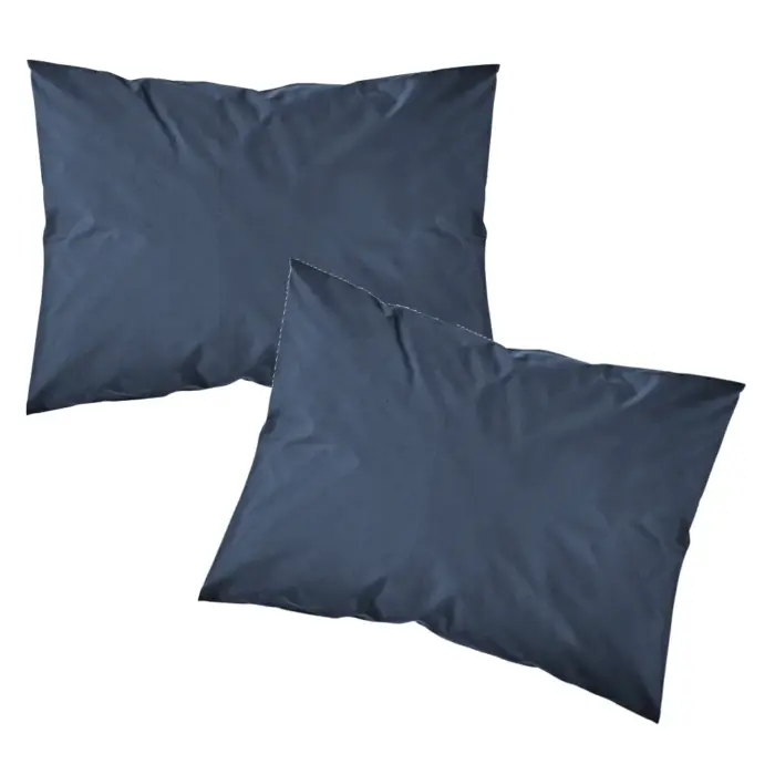Ζεύγος Μαξιλαροθήκες Solid Μονόχρωμες (2) 50 x 70 cm  100% Βαμβάκι 27.Πετρόλ BOREA - Image 26