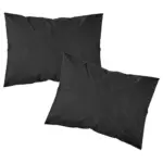 Ζεύγος Μαξιλαροθήκες Solid Μονόχρωμες (2) 50 x 70 cm  100% Βαμβάκι 27.Πετρόλ BOREA - Image 4