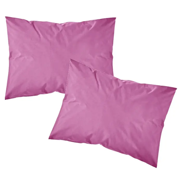Ζεύγος Μαξιλαροθήκες Solid Μονόχρωμες (2) 50 x 70 cm  100% Βαμβάκι 27.Πετρόλ BOREA - Image 5