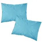 Ζεύγος Μαξιλαροθήκες Solid Μονόχρωμες (2) 50 x 70 cm  100% Βαμβάκι 27.Πετρόλ BOREA - Image 7