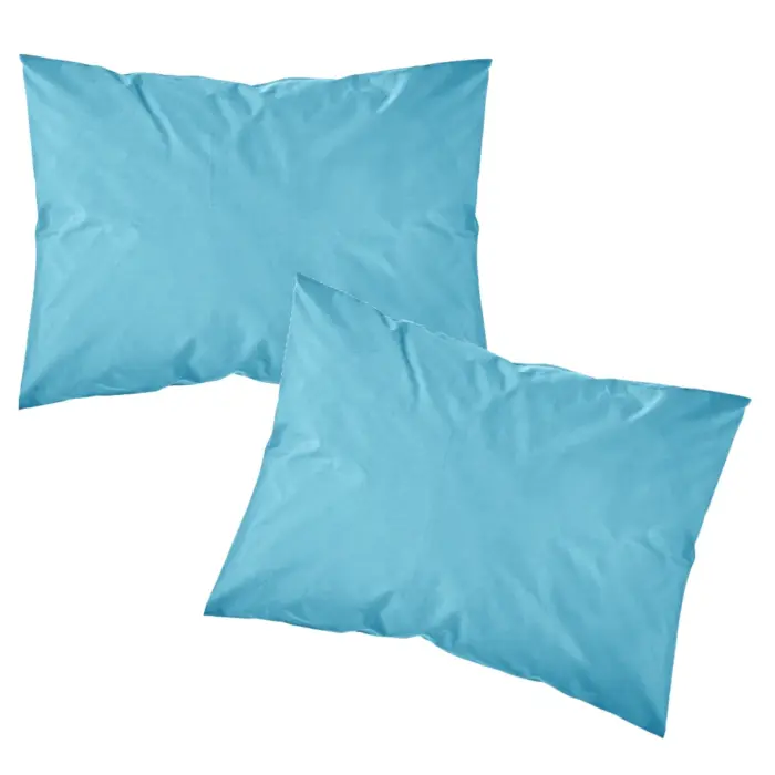 Ζεύγος Μαξιλαροθήκες Solid Μονόχρωμες (2) 50 x 70 cm  100% Βαμβάκι 27.Πετρόλ BOREA - Image 7