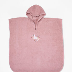 Fluffy Κεντητό Πόντσο Powder one size της SUNSHINEHOME