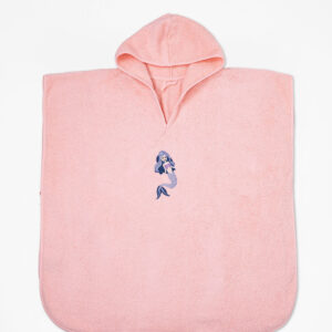 Fluffy Κεντητό Πόντσο Pink one size της SUNSHINEHOME