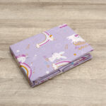 LINO BEBE ΣΕΤ ΣΕΝΤΟΝΙΑ RAINBOW GALLOP LILAC 120X180 100% Βαμβάκι - Image 3