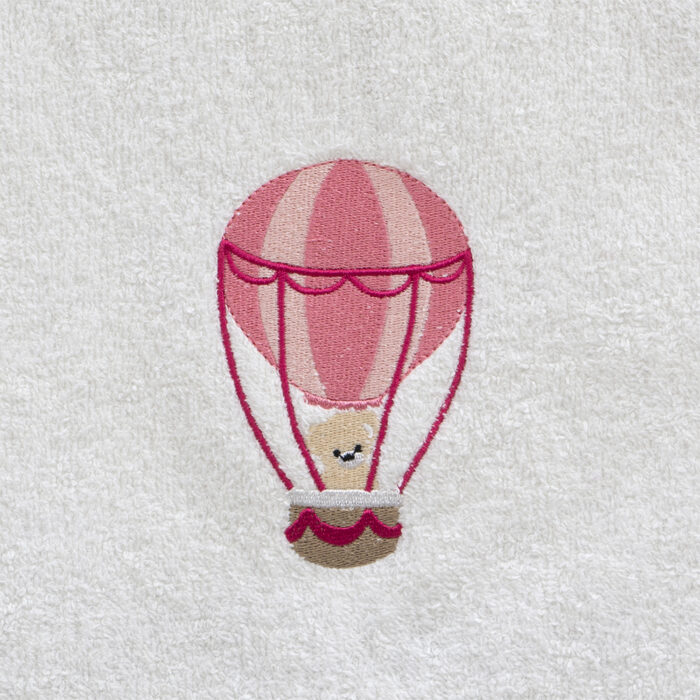LINO ΣΕΤ ΠΕΤΣΕΤΕΣ PALONCINO WHITE/PINK 2ΤΜΧ 100% Βαμβάκι - Image 3