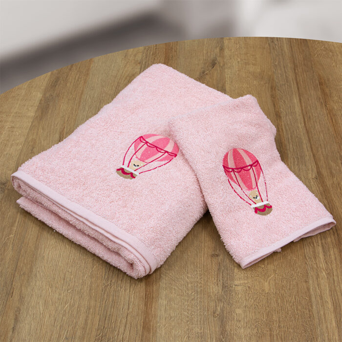 LINO ΣΕΤ ΠΕΤΣΕΤΕΣ PALONCINO PINK 2ΤΜΧ 100% Βαμβάκι - Image 2