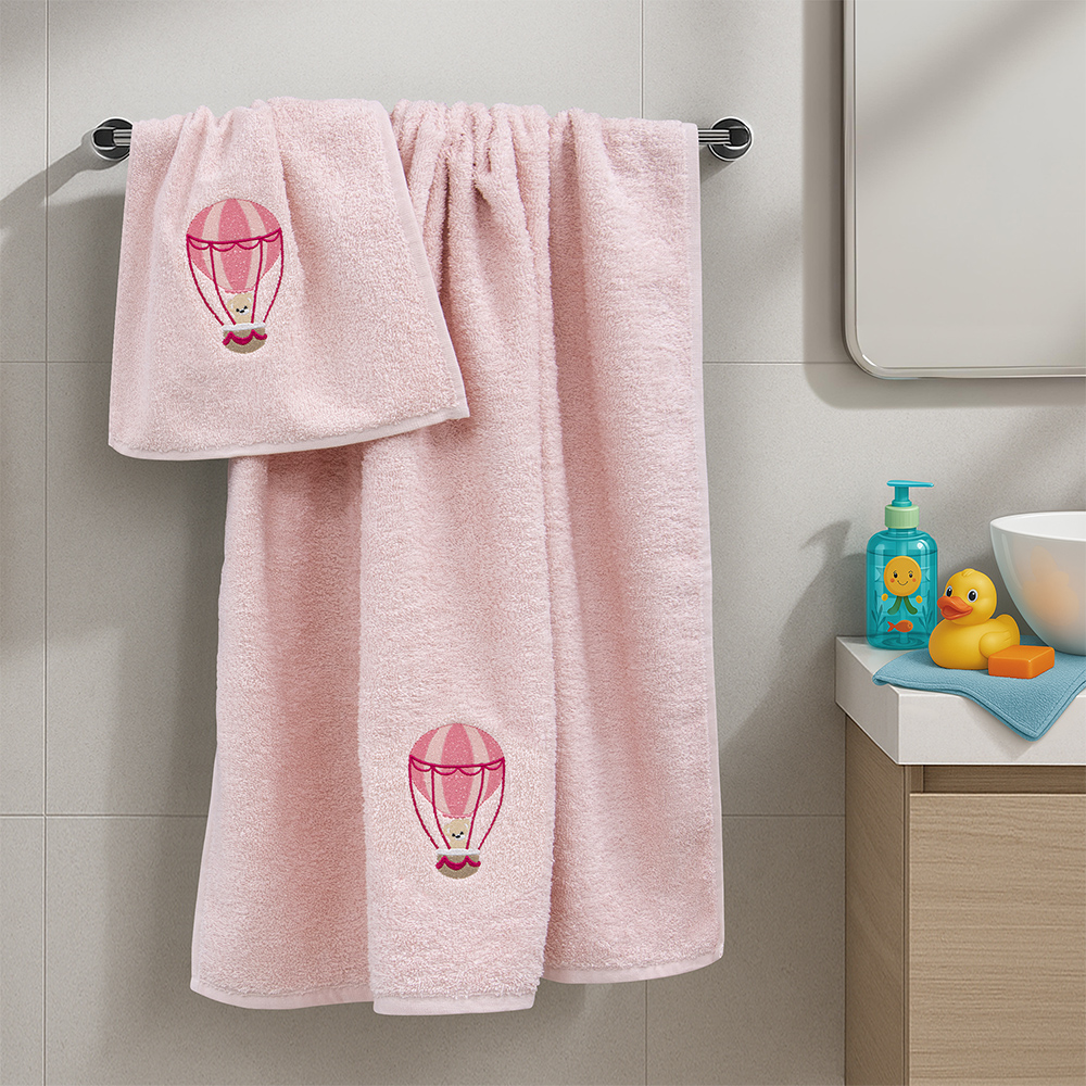 4800000611.jpg LINO ΣΕΤ ΠΕΤΣΕΤΕΣ PALONCINO PINK 2ΤΜΧ 100% Βαμβάκι - Image 1