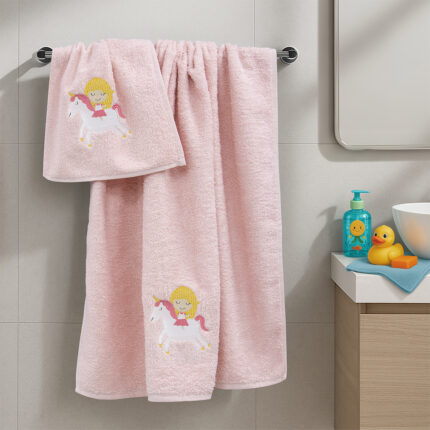 LINO ΣΕΤ ΠΕΤΣΕΤΕΣ CORNO PINK 2ΤΜΧ 100% Βαμβάκι