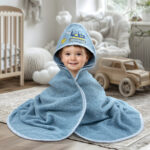 LINO ΚΑΠΑ TRATTORE BLUE 75X75 100% Βαμβάκι