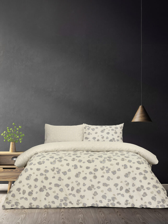 Σετ Σεντόνια Υπέρδιπλα - Crystal της Kocoon Home 100% Cotton, 144 T.C. Υπέρδιπλα (2 x 240x270 + 2 Μαξιλαροθήκες 52x72) - Image 1