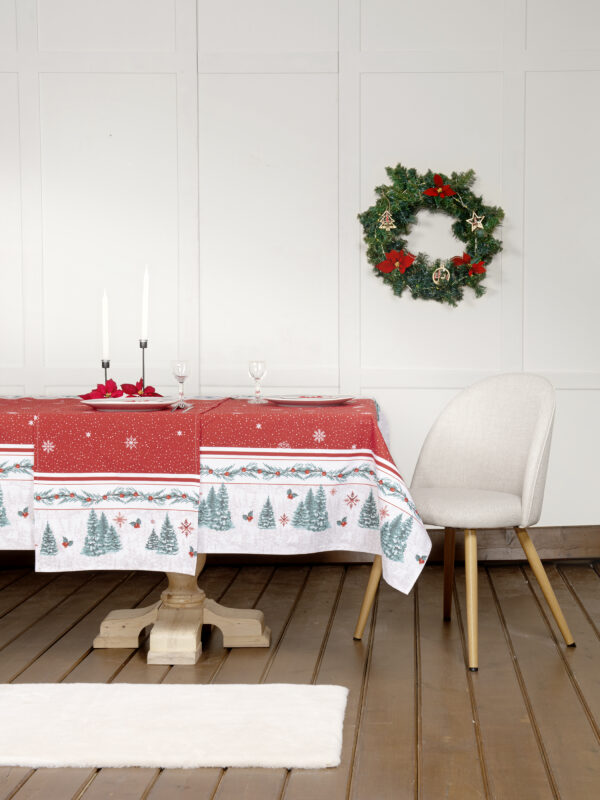 Τραπεζομάντηλο 140x140 - North Pole της Nima Home 50% Cotton - 50% Polyester Τραπεζομάντηλο 140x140