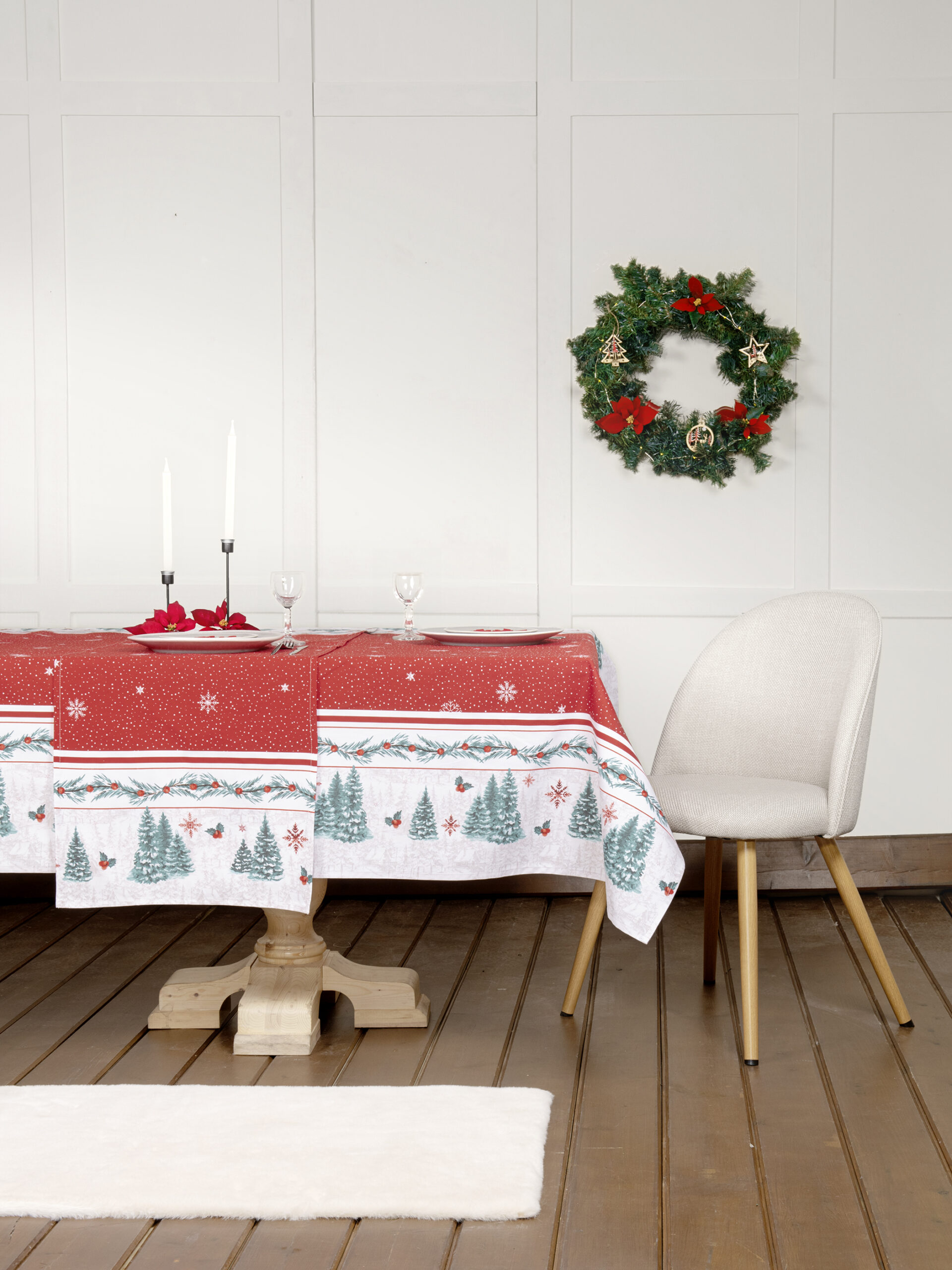 5206482171824-8.jpg Τραπεζομάντηλο 140x140 - North Pole της Nima Home 50% Cotton - 50% Polyester Τραπεζομάντηλο 140x140 - Image 1