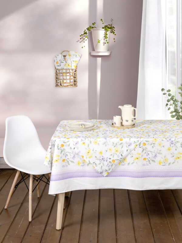 Τραπεζομάντηλο 140x140 - Brunch Time της Nima Home 100% Cotton Τραπεζομάντηλο 140x140
