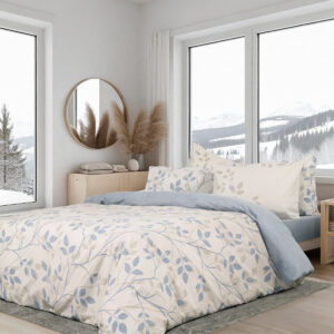 Σετ Παπλωματοθήκη Μονή - High Up της Nima Home 100% Flannel Cotton Μονή (1 x 160x240 + 1 Μαξιλαροθήκη 50x70)