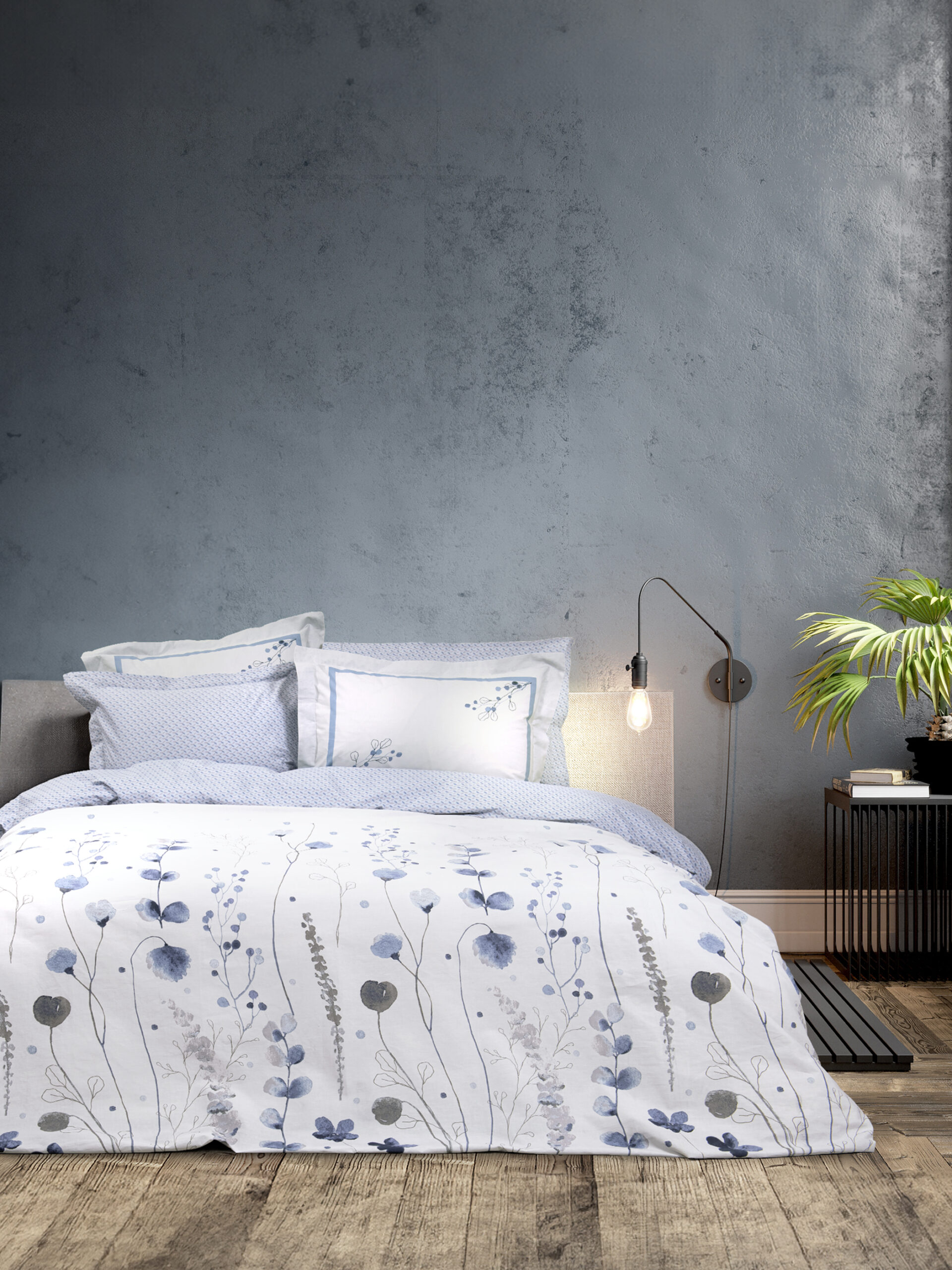 5206482174948-21.jpg Σετ Σεντόνια Υπέρδιπλα - Ameya της Nima Home 100% Cotton, 144 T.C. Υπέρδιπλα (2 x 240x260 + 2 μαξ/κες 52x72) - Image 1