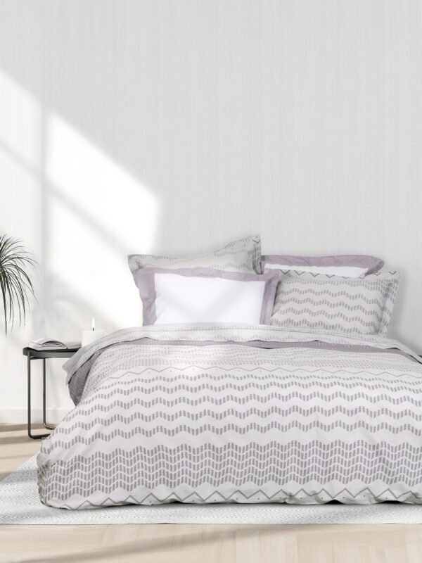 Σετ Σεντόνια Υπέρδιπλα - Jeymour της Nima Home 100% Satin Cotton, 220 T.C. Υπέρδιπλα (2 x 240x270 + 2 Μαξιλαροθήκες Oxford 4 πλευρών 52x72+5)