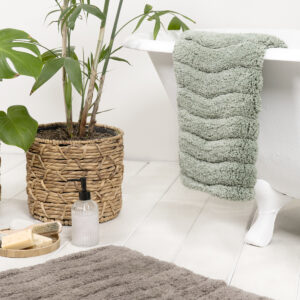 Πατάκι Μπάνιου 50x80 - Vellum Warm Gray της Nima Home 100% Cotton Πατάκι 50x80