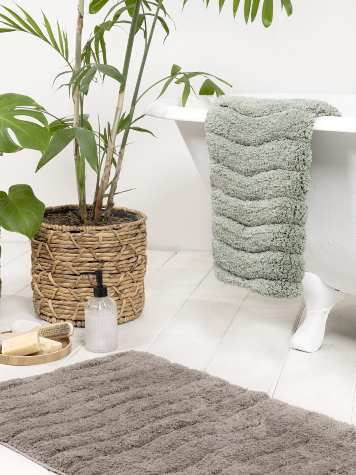 Πατάκι Μπάνιου 50x80 - Vellum Warm Gray της Nima Home 100% Cotton Πατάκι 50x80 - Image 1