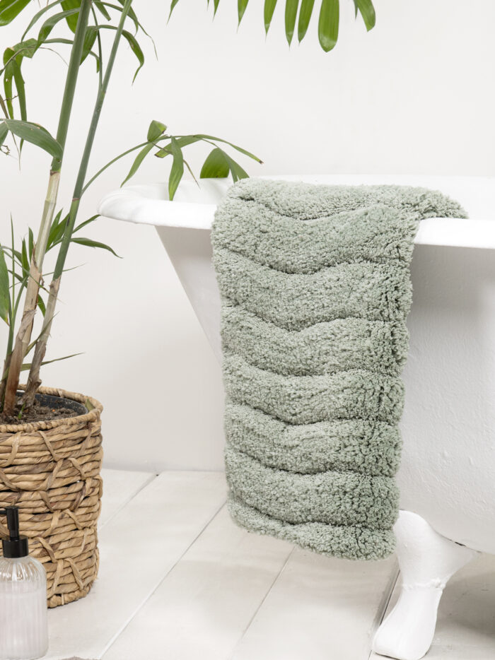 5206482178731-2.jpg Πατάκι Μπάνιου 50x80 - Vellum Light Mint της Nima Home 100% Cotton Πατάκι 50x80 - Image 1