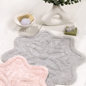Πατάκι Μπάνιου 50x80 - Lily Pink της Nima Home 100% Cotton Πατάκι 50x80