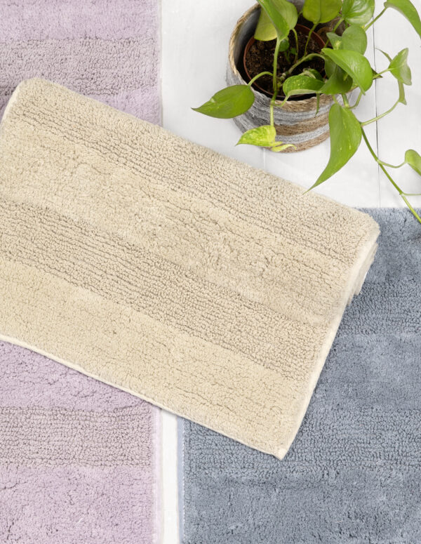 Πατάκι Μπάνιου 50x80 - Zaya Light Beige της Nima Home 100% Cotton Πατάκι 50x80