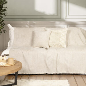 Ριχτάρι 180x180 - Abrigo Beige της Nima Home Chenille, 55% Acrylic - 20% Polyester - 25% Cotton Μονοθέσιος 180x180