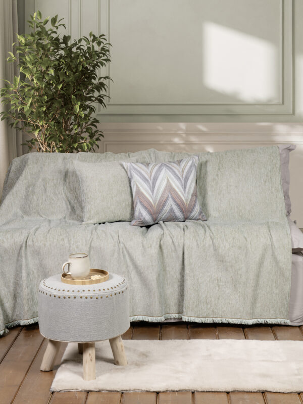 Ριχτάρι 180x300 - Abrigo Mint της Nima Home Chenille, 55% Acrylic - 20% Polyester - 25% Cotton Τριθέσιος 180x300
