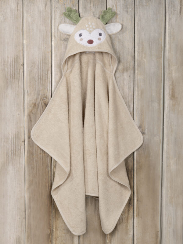 Παιδική κάπα 70x120 με κουκουλα - Rudolph της Nima Kids 100% Cotton, 400 gsm Κάπα 70x120