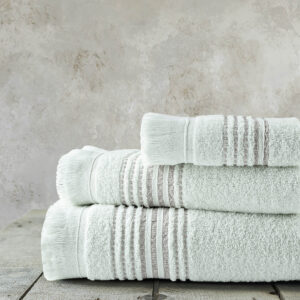 Σετ Πετσέτες (30x50 + 50x90 + 70x140) - Allora Mint της Nima Home 100% Cotton, 450 gsm Σετ (1 x 30x50 + 1 x 50x90 + 1 x 70x140)