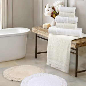 Σετ Πετσέτες (30x50 + 50x90 + 70x140) - Amour Ivory της Nima Home 100% Cotton, 450 gsm Σετ (1 x 30x50 + 1 x 50x90 + 1 x 70x140)