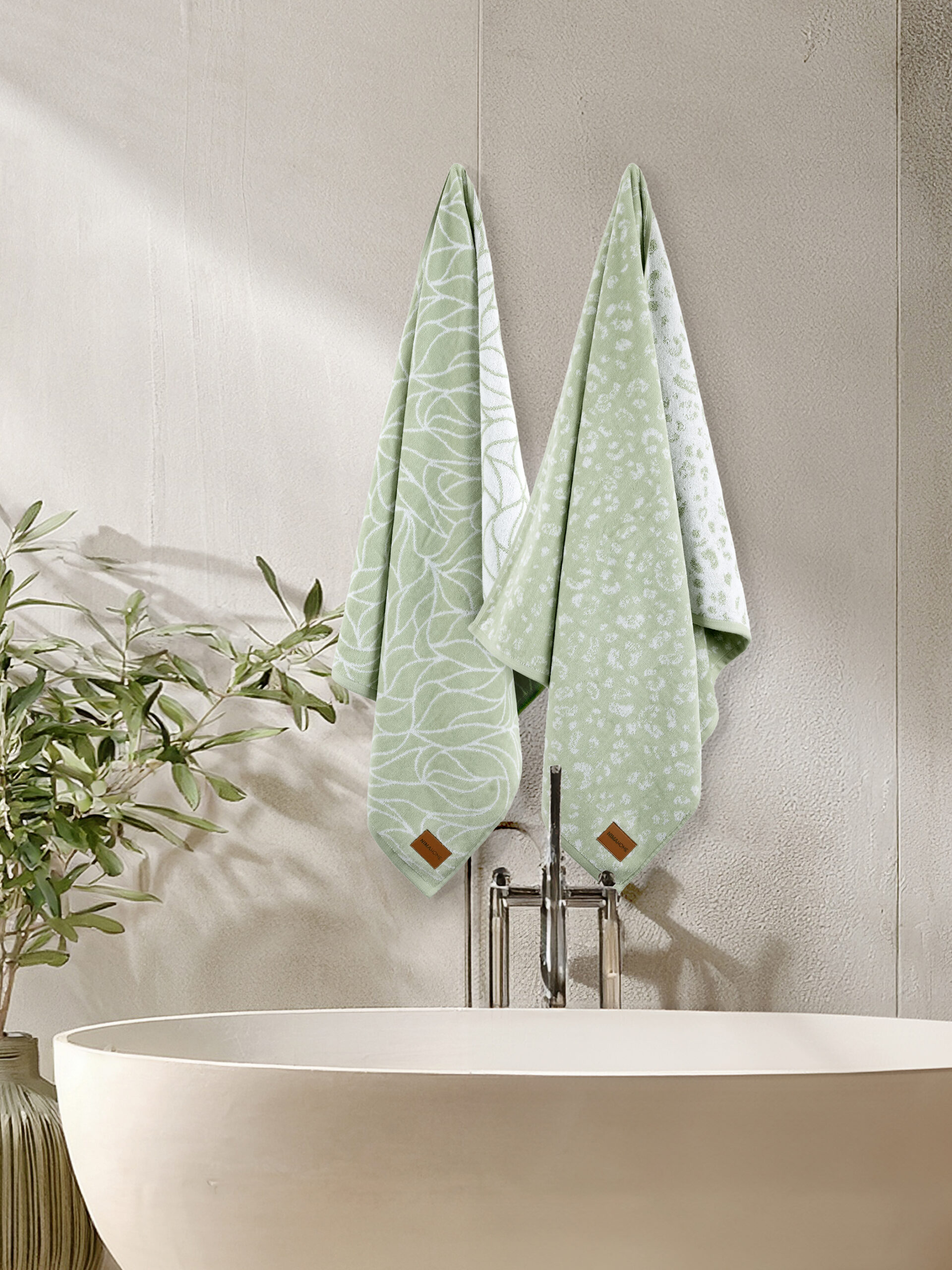 5206482182523-15.jpg Σετ Πετσέτες (2 x 50x90) - Temple της Nima Home 100% Cotton, 480 gsm Σετ (2 x 50x90) - Image 1