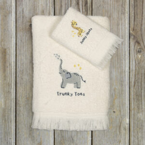 Σετ Πετσέτες (30x50 + 70x120) - Safari Pals της Kocoon Kids 100% Cotton, 380 gsm Σετ (1 x 30x50 + 1 x 70x120)