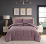 Napoli (Lilac) Κουβερτοπάπλωμα Jacquard flannel 160x240 Liolios Home