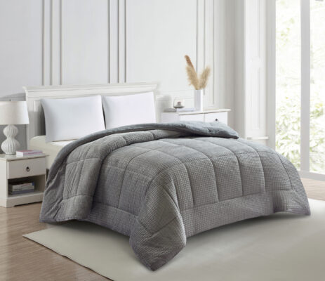 Sahara (Grey) Κουβερτοπάπλωμα Jacquard flannel 260x240 Liolios Home