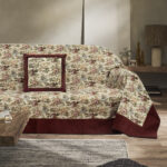 PLS-TB2403 Διακοσμητικό μαξιλάρι με γέμιση (Burgundy) 100% jacquard pol Cushion 45x45 με γέμιση Liolios Home