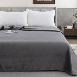 Zurigo (Grey) Κουβέρτα/Blanket Velour Supersoft Blanket 500gsm 160x240 Liolios Home