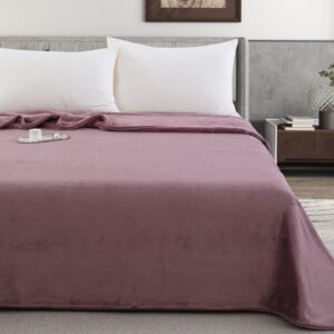 Zurigo (Lilac) Κουβέρτα/Blanket Velour Supersoft Blanket 500gsm 220x240 Liolios Home