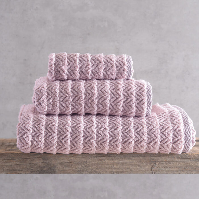 THIVA - ΠΕΤΣΕΤΑ 100% ΒΑΜΒΑΚΙ ZERO TWIST 500gr ΠΕΤΡΟΛ ΣΕΤ 5 ΤΕΜΑΧΙΩΝ (2 30X50, 2 50X90, 1 70X140) ΣΕ ΣΑΚΟΥΛΑ ΣΕΤ 5 ΤΕΜΑΧΙΩΝ (2 30X50, 2 50X90, 1 70X140) ΣΕ ΣΑΚΟΥΛΑ 100% ΒΑΜΒΑΚΙ CROSS DYED ZERO TWIST Rythmos - Image 4